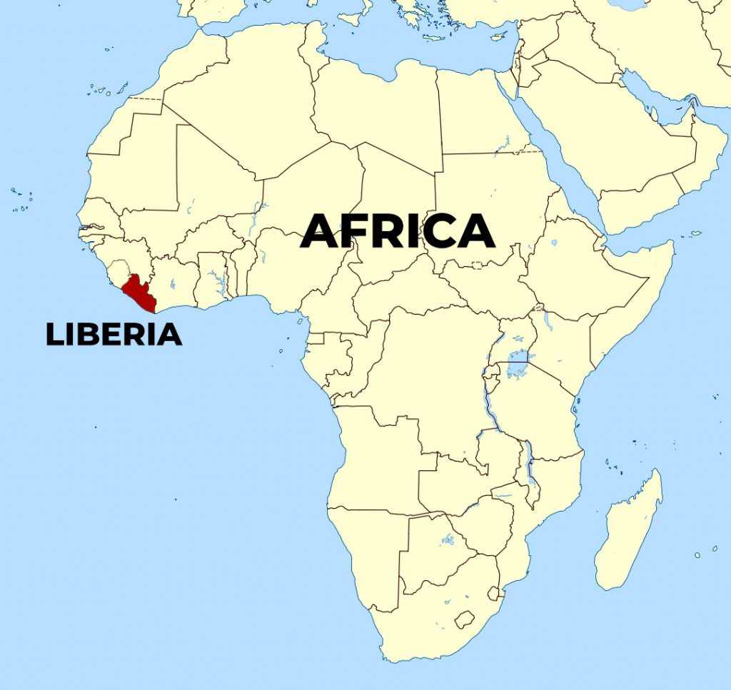 Carte Du Liberia Plusieurs Carte Du Pays En Afrique Images   Liberia Map 1024x967 